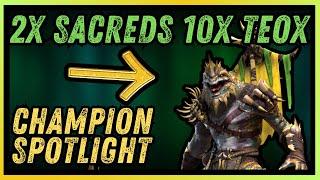  S TIER Arena & Hydra Faction Unity Champ 10x Legate Teox Champion Spotlight  RAID SHADOW LEGENDS