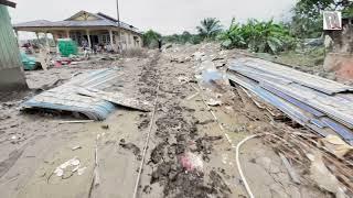 Keadaan Penduduk Sekitar Bukit Lanchong Selepas Seminggu Banjir Besar  BANJIR DEC 2021