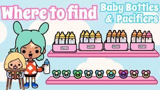 TOCA WHERE TO FIND BABY BOTTLES AND PACIFIERS   TOCA LIFE WORLD