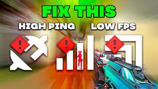 2024 Game LAG when ENEMY APPEAR   Valorant Ping Spike and Lag FIX guide hindi