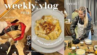 WEEKLY VLOG  włoska uczta na evencie & co suplementuję? 🫢