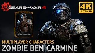 Gears of War 4 - Multiplayer Characters Zombie Benjamin Carmine