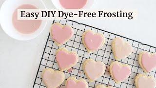 How To Make Dye-Free Icing  Dye-Free Frosting  Healthy Grocery Girl