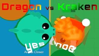 MOPE.IO KILLING the KRAKEN and YETI in the SANDBOX  DRAGON vs KRAKEN  TROLLING