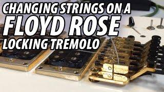 Changing Guitar Strings on a Floyd Rose Locking Tremolo