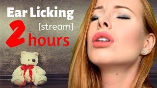 ASMR STREAM ️ EAR LICKING 2 hour sleep relaxation stream  3Dio PRO