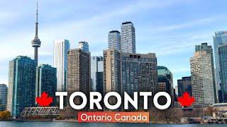 TORONTO Ontario Canada 2024 4k The Largest and Popular City in Canada  Toronto downtown life