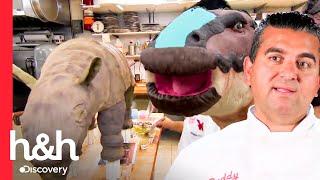 Dois bolos sobre dinossauros que te levam ao período Jurássico  Cake Boss  Discovery H&H Brasil