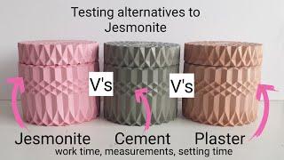 Jesmonite Testing alternatives