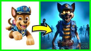 Paw Patrol as ZOMBIES  Ai Animation Kingdom