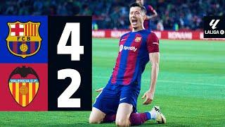 FC BARCELONA 4 vs 2 VALENCIA  LALIGA 202324 MD33