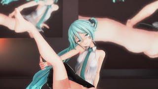 【MMD】ハルジオン（つみ式ミク）豪雨とちょっとアレなモニター Halzion