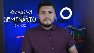 Números 22-29  Seminario SUD   12 de Mayo 2022  Fernando Cavalety  Antiguo Testamento