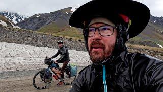 Cycling in the Arctic Circle  The Dalton Highway Alaska  World Bicycle Touring Episode 46