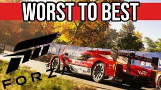 Forza Series Worst to Best