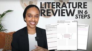 How to write a literature review FAST  EASY step-by-step guide
