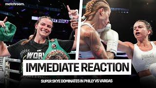 Skye Nicolson Post Fight Press Conference After Vargas Win