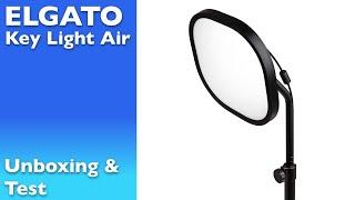 ELGATO Key Light Air - Unboxing and Test - Is one Key Light Air enough?