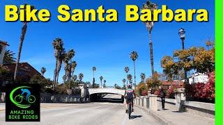 25 Minute Virtual Bike Ride  Santa Barbara  California  Indoor Cycling Workout  Travel Video