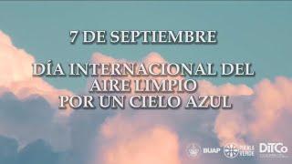 Día Internacional del Aire Limpio por un Cielo Azul