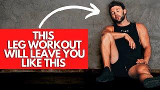 BRUTAL 24 MIN at-home LEG WORKOUT Week 3 Workout 4