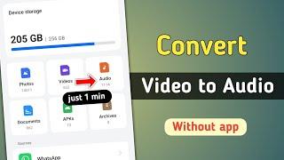 How to Convert Video to Audio  Mp4 to Mp3