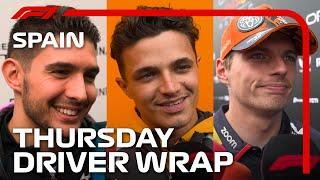 The Drivers Chat Ahead of the Triple Header  2024 Spanish Grand Prix