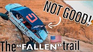 Sand Hollow UT Trail Guide  “The Fallen” 9-rated in Side by Sides