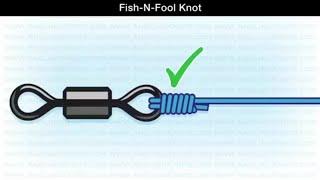 How to tie a Fishing Knot  Braid to Swivel Knot