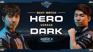 Dark vs herO ZvP - Group C Winners - WCS Global Finals 2017 - StarCraft II