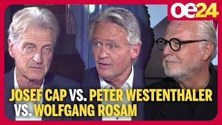 Nationalratswahl 2024 Josef Cap vs. Peter Westenthaler vs. Wolfgang Rosam