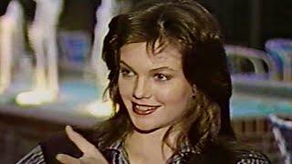 Diane Lane at age 19 excited about Streets of Fire role 1984