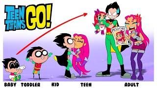 Teen Titans Go Growing Up EVOLUTION  Cartoon Wow