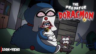 Doraemon Horror Creepy parody  The Predator Doraemon