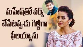 I felt guilty working with Mahesh Babu l Trisha