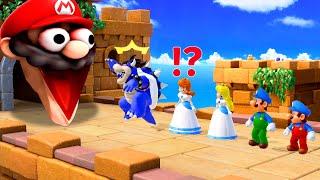 Super Mario Party Battle Minigame - Mario Vs Peach Vs Luigi Vs Rosalina Hardest Difficulty