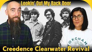 Creedence Clearwater Revival - Lookin Out My Back Door REACTION with my wife