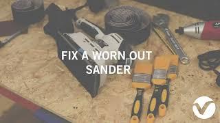 How to put Sandpaper on a Palm Sander or Orbital Sander  VELCRO® Brand