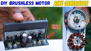 How to make BLDC Motor and Controller With Bike Dynamo  Bldc motor controller Kaise banaye