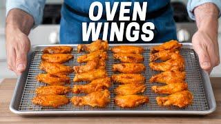 SUPER CRISPY Chicken Wings No Deep Fryer