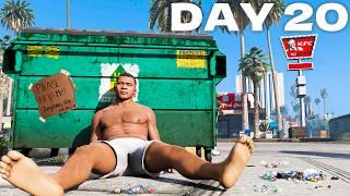 I spent 100 days in REALISTIC GTA 5