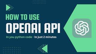 How to use OpanAI API - In 2 minutes  How to use GPT3-turbo  Data Magic AI #openaiapi
