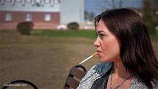 Mother of 3 sons is answering questions while smoking 120mm. Full version