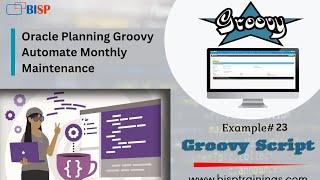 Oracle Planning Groovy Automate Monthly Maintenance  Planning Groovy Changing Substitution Variable
