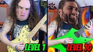 10 Levels Of Guitar Solo From NOOB To CHAD