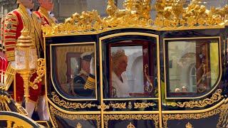 Tears of Joy as the King and Queen Waves at Thousands Outside Horse Guards Whitehall