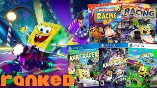 Ranking EVERY Nickelodeon Racing Game WORST TO BEST Top 7 Games