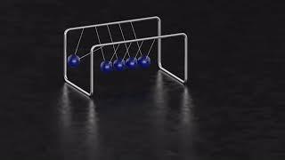 Newtons cradle animation using solidworks and keyshot.