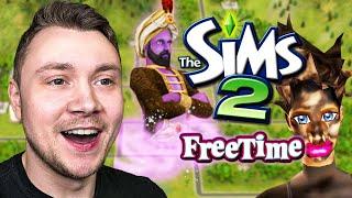 Playing The Sims 2 FreeTime pack