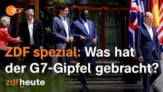 G7-Gipfel in Elmau - Kanzler Scholz zieht Bilanz  ZDF spezial